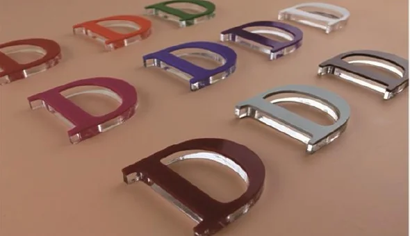 Acrylic Letters example
