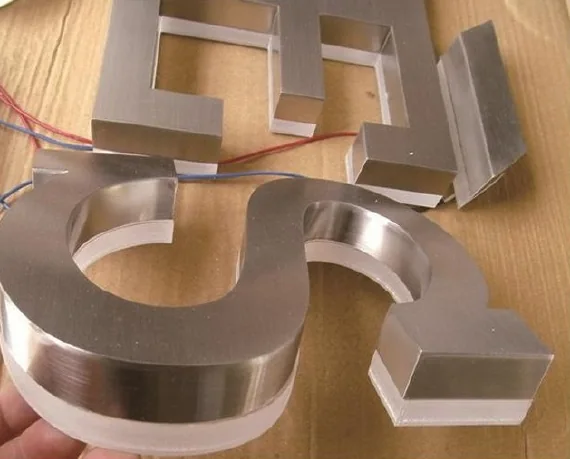 Metal & Acrylic Letters example